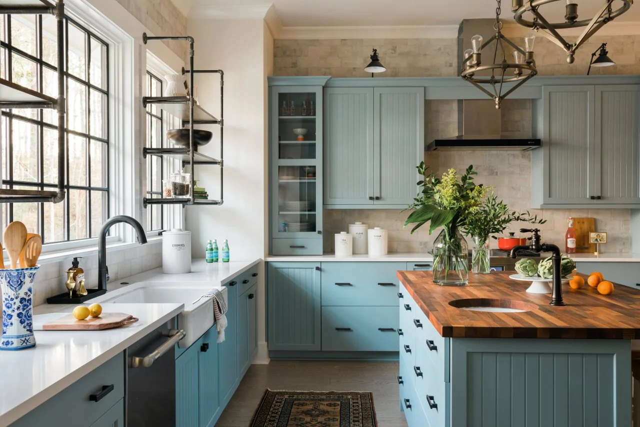What to Do With the Space Above Kitchen Cabinets