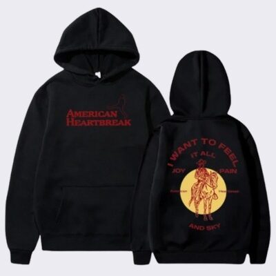 American Heartbreak Black Hoodie