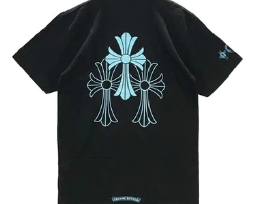 Stay Stylish in These Perfectly Fitted Hoodies Chrome Hearts Triple Cross Logo S&S T-Shirt