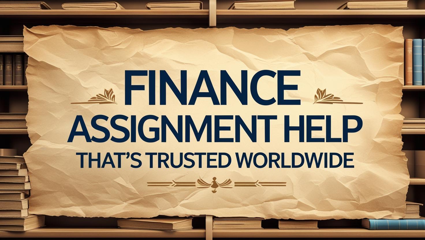 Finance Assignment Help That’s Trusted Worldwide