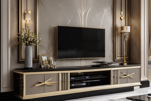 Signature TV Units for Luxury Living Rooms in Dubai TV Units