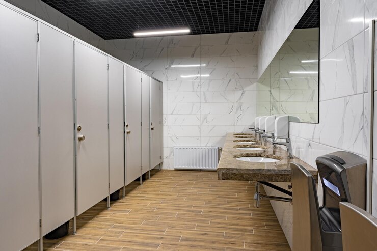 Compact Laminate Toilet Cubicles