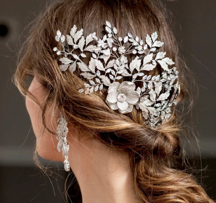 wedding day hair accessories