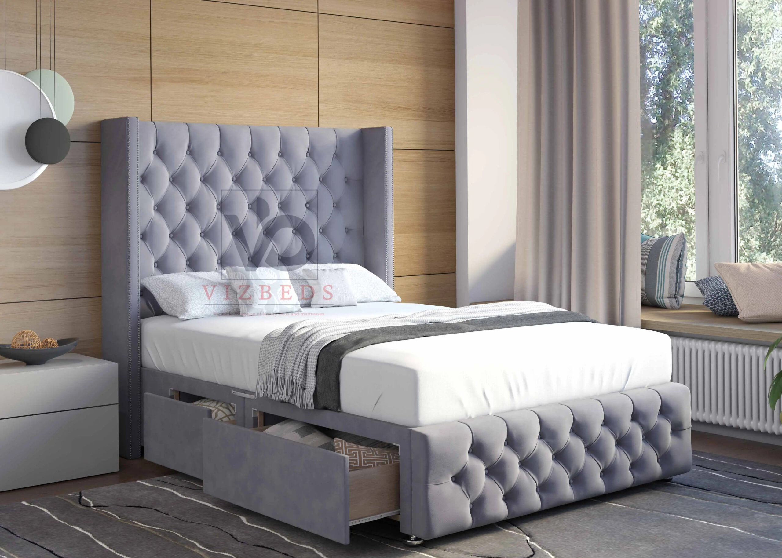 Classic Divan Bed Set Timeless Comfort and Smart Storage in One