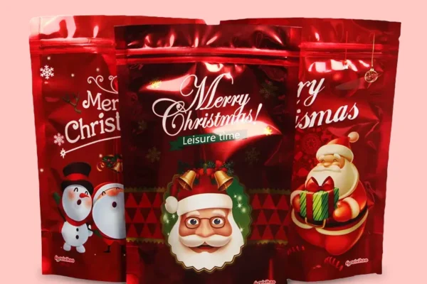 Make Your Holidays Shine with Custom Christmas Mylar Bags from Bexo Packaging Christmas Mylar Bags