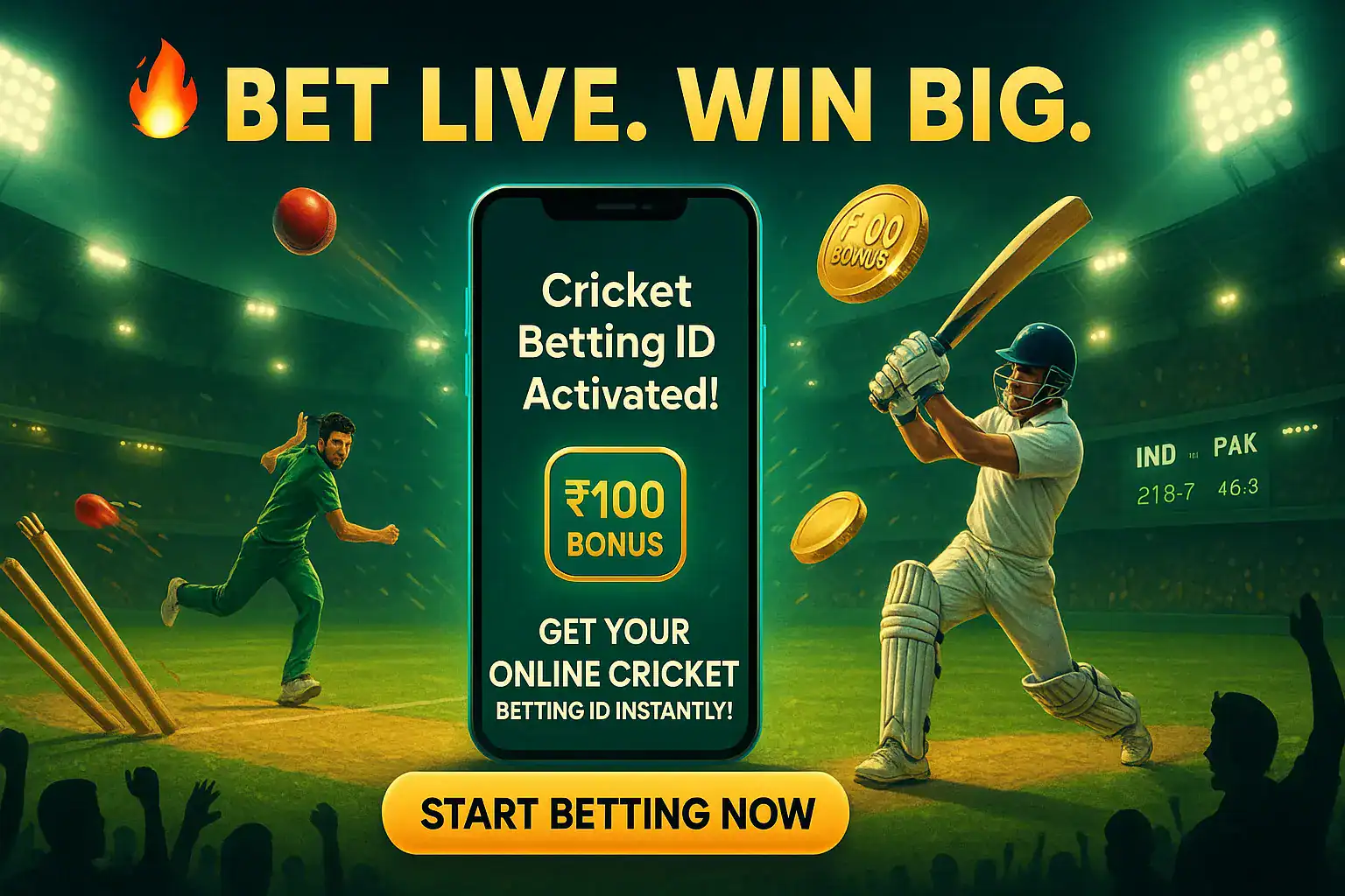 online cricket betting id