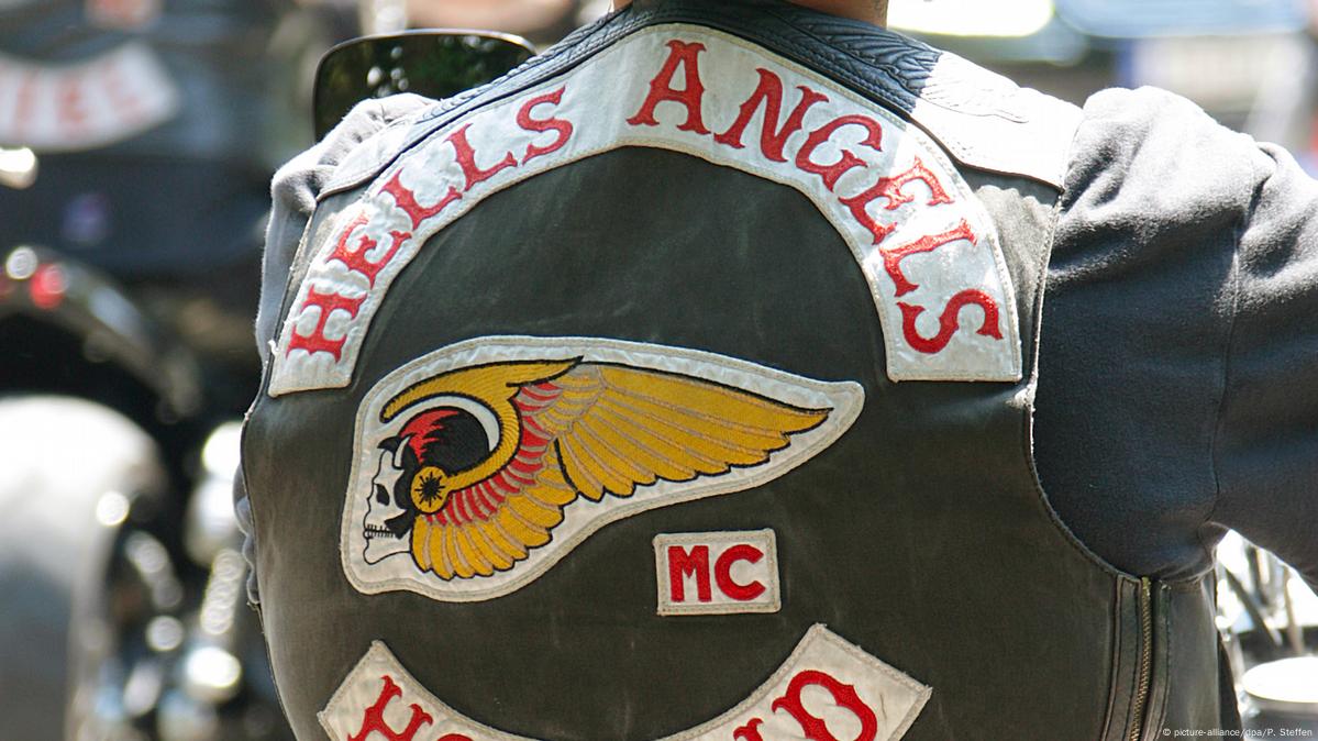 hells angels leather vest