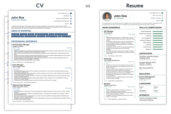 Can I Use a CV as a Resume? Can I Use a CV as a Resume?