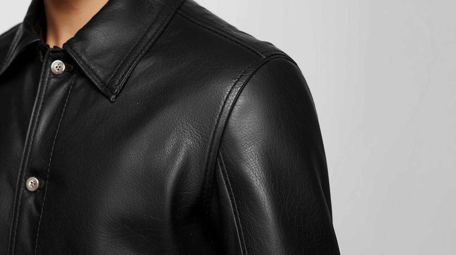 full grain black leather jacket (1)