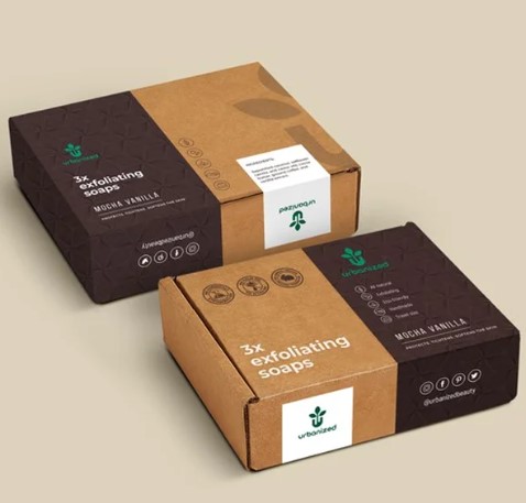 Custom candle box with die-cut window for stylish and secure packaging.