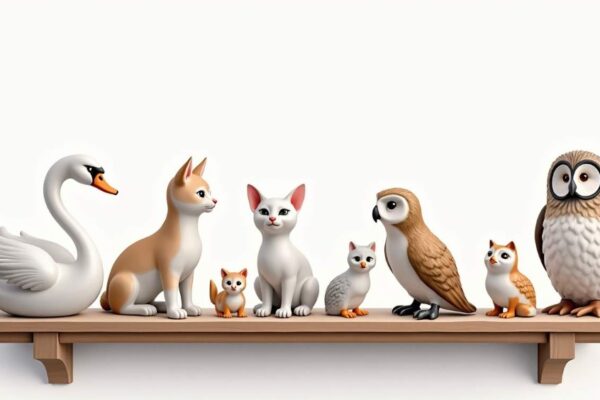 Timeless Porcelain Treasures: Handcrafted Animal Figurines