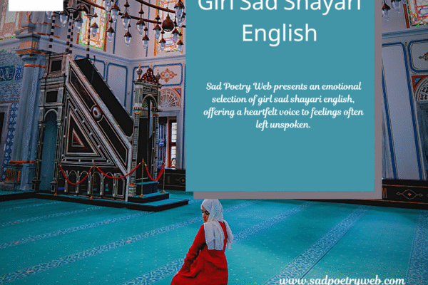 Expressing Emotions Through Girl Sad Shayari English